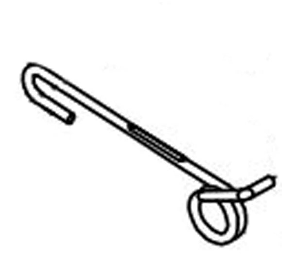 Horizon Fitness P8000 - FC16B Stationary Bike Right Stainless Steel Spring 092891-hydrafitnessparts