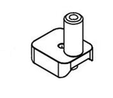 Horizon Fitness P8000 - FC16B Stationary Bike Seat Pad Mounting Bracket 080521-hydrafitnessparts