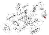 Horizon Fitness P8000 - FC16B Stationary Bike Spacing Axle 090955-hydrafitnessparts