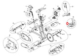 Horizon Fitness P8000 - FC16B Stationary Bike Spring Ornament Cover 090957-hydrafitnessparts