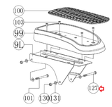 Horizon Fitness Peak Trainer - HT5.0 - EP031 Stepper Step Bolt 1000439197-hydrafitnessparts