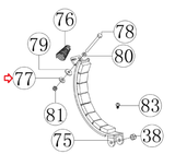 Horizon Fitness Peak Trainer - HT5.0 - EP031 Stepper Step Flat Washer 1000208524-hydrafitnessparts