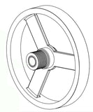 Horizon Fitness Peak Trainer - HT5.0 - EP031 Stepper Step Flywheel 1000439273-hydrafitnessparts