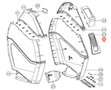 Horizon Fitness Peak Trainer - HT5.0 - EP031 Stepper Step Upper Decorative Cover 1000439283-hydrafitnessparts