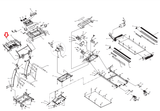 Horizon Fitness RST5.6 - TM212 Treadmill Rear Console Back Cover 056353-AA-hydrafitnessparts