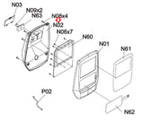 Horizon Fitness Rower Display Console Down Cover 1000348589-hydrafitnessparts