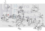 Horizon Fitness SXE7.7 2.3E 3.2E 3.3E 4.2E 4.3E CE6.0 CX66 E5 E701 EX66 EX67 EX77 Elliptical Front Pedal Arm Cover 018828-CA-hydrafitnessparts