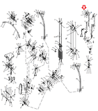 Horizon Fitness SXS 5.7 Strength System Stopper Rubber with Cable 082138-hydrafitnessparts