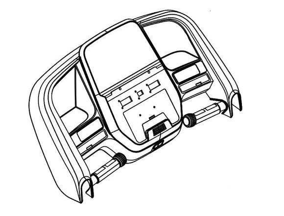 Horizon Fitness T101-07 - TM1020 Treadmill Display Console Assembly 1000467477-hydrafitnessparts