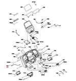 Horizon Fitness T202-06 - 7.0AT-04 - T101-07 Treadmill Left Key Con Wire 1000461199-hydrafitnessparts