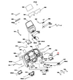 Horizon Fitness T202- 06 - T101-07 7.0AT-04 Treadmill Right Rear Trumpet Cover 1000461400-hydrafitnessparts