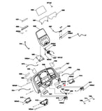 Horizon Fitness T202- 06 - T101-07 Treadmill Speaker Cover1 Right Black 1000461403-hydrafitnessparts