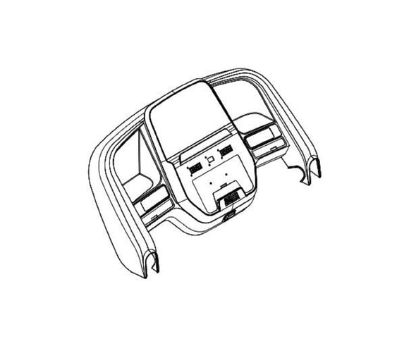 Horizon Fitness T202-06 -TM1030 - TM1030B Treadmill Console Crust Set 1000472771-hydrafitnessparts