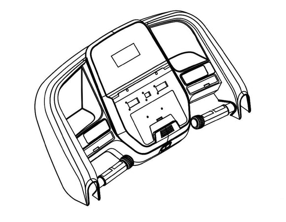 Horizon Fitness T202-06 - TM1030 Treadmill Display Console Assembly 1000472773-hydrafitnessparts
