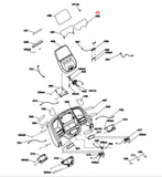 Horizon Fitness T202-06 - TM1030 Treadmill Down Manipulate Overlay 1000464650-hydrafitnessparts