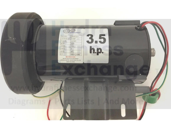 Horizon Fitness Treadmill DC Drive Motor Assembly JM05-001 (FP19 Horizon Fitness Treadmill DC Drive Motor Assembly JM05-001 (FP19