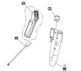 Horizon Fitness TM499G TM1000C Treadmill Left Arm Rest Set 1000462788-hydrafitnessparts