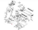 Horizon Fitness TM58 TM59 TM273 TM363 Treadmill Left Mobile Wheel Cap MB0207003B-hydrafitnessparts