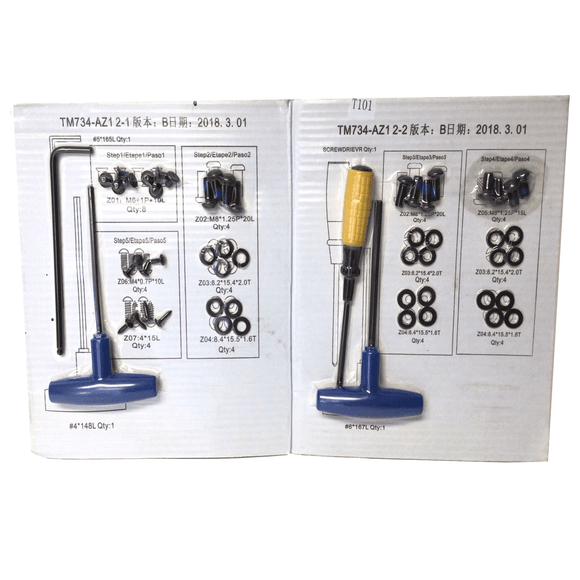 Horizon Fitness TM734 TM486 Treadmill Hardware Kit Assembly 1000417965-hydrafitnessparts