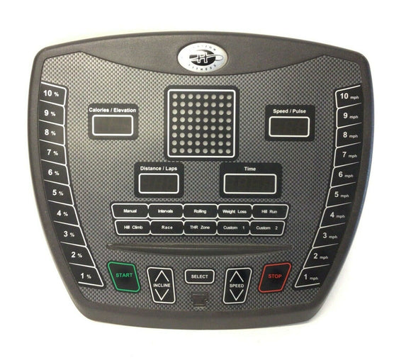 Horizon Fitness Treadmill Display Console Panel 002917-B or 003154-B or 016135-Z-hydrafitnessparts