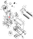 Horizon Fitness Treadmill Handlebar Side Cover 000445-BA-hydrafitnessparts