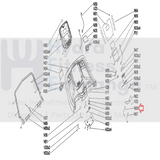 Horizon Fitness Treadmill Key Wire Harness 500L XHS2 5 6P 1000300497-hydrafitnessparts
