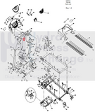Horizon Fitness Treadmill Upper Console Main Wire Harness E120258 078539-hydrafitnessparts