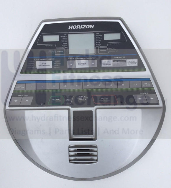 Horizon Goal Series 1040 T Treadmill Display Console Panel PCA Upper Electronics-hydrafitnessparts