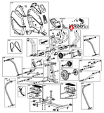 Horizon HT5.0- EP031 Stepper Step Right Moveable Handlebar Post Set 1000439946-hydrafitnessparts