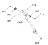 Horizon Matrix Tempo Vision AFG Fitness Livestrong Elliptical Right Upper Body Leg-hydrafitnessparts