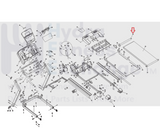 Horizon Merit Tempo Fitness Treadmill Front Drive Roller with Pulley 039296-A-hydrafitnessparts