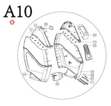 Horizon Peak Trainer - HT5.0 - EP031 Stepper Step Chain Cover Set 1000439952-hydrafitnessparts