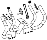 Horizon Peak Trainer - HT5.0 - EP031 Stepper Step Console Mast Set 1000439944-hydrafitnessparts