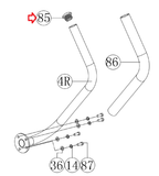 Horizon Peak Trainer -HT5.0-EP031 Stepper Step Handlebar Mushroom Cap 1000350660-hydrafitnessparts
