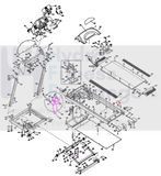 Horizon Smooth Fitness Gear Livestrong Treadmill Side Rail Lock Washer 001251-Fb-hydrafitnessparts