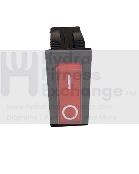 Horizon Tempo Merit Fitness Gear Livestrong Treadmill Power Switch on off 040695-A-hydrafitnessparts