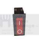 Horizon Tempo Merit Fitness Gear Livestrong Treadmill Power Switch on off 040695-A-hydrafitnessparts