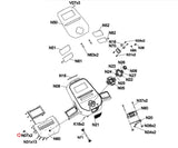 Horizon Vision Fitness Treadmill Nylon Fixing Bracket White 1000338448-hydrafitnessparts
