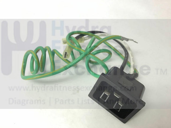 Horizon Vision Fitness Treadmill Power Entry Socket Input Module 003372-B-hydrafitnessparts