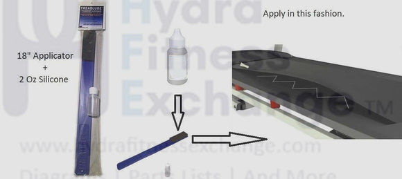 Hydra Silicone Lubricant Treadmill TreadLube Oil With Applicator 18-hydrafitnessparts
