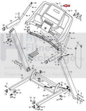 Icon Health & Fitness, Inc. Display Console Assembly 349011 Works with Gold's Gym Proform Treadmill-hydrafitnessparts