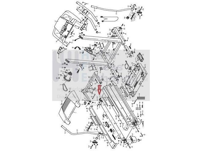 Rullo Trazione Anteriore HealthRider Proform 400e – Pezzo Di Ricambio Per Tapis Roulant
