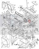 Icon Health & Fitness, Inc. Proform Ree-bok Elliptical Roller Wheel 238880-hydrafitnessparts