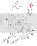 Image Lifestyler NordicTrack Proform Treadmill Console End Cap 157223-hydrafitnessparts