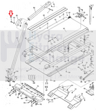 Image Lifestyler Nordictrack Treadmill Elbow Mount Bolt 5/16" - 18"X1.75" 102073-hydrafitnessparts