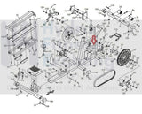 Image NordicTrack Epic A32E Elliptical Idler Bracket Assembly EPEL129120 363093-hydrafitnessparts