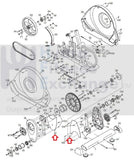 Image NordicTrack Proform 850 480LE XP 130 Elliptical Inner Crank Cover Red 228283-hydrafitnessparts