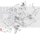 Inspire Elliptical Seat Rail to Frame Mount Screw M8-1.25x20mm 0111-008-208A-hydrafitnessparts