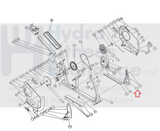 Inspire Fitness CS2 Elliptical Left Console Stand Bottom Shroud RC800-801-007-hydrafitnessparts