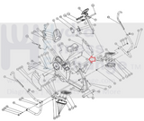 Inspire Fitness CS2 Elliptical Left Seat Adjustment Handle RC800-380-001-hydrafitnessparts